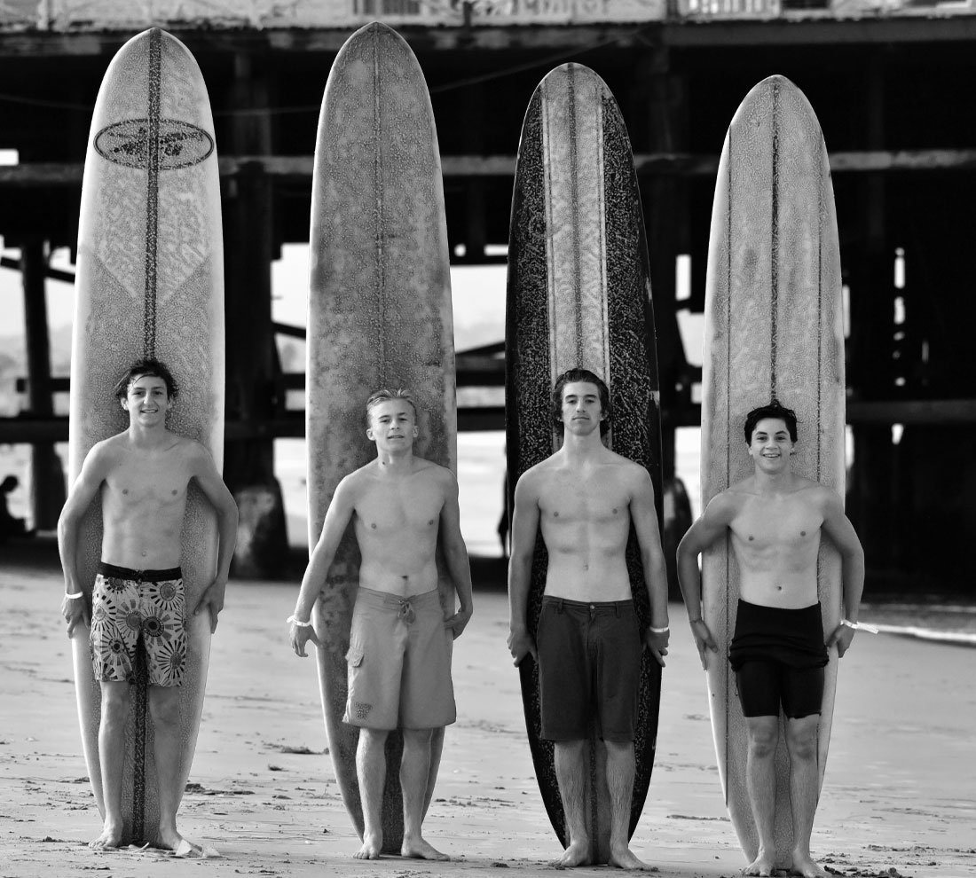 OMBAC Classic Longboard Surfing Contest Participants